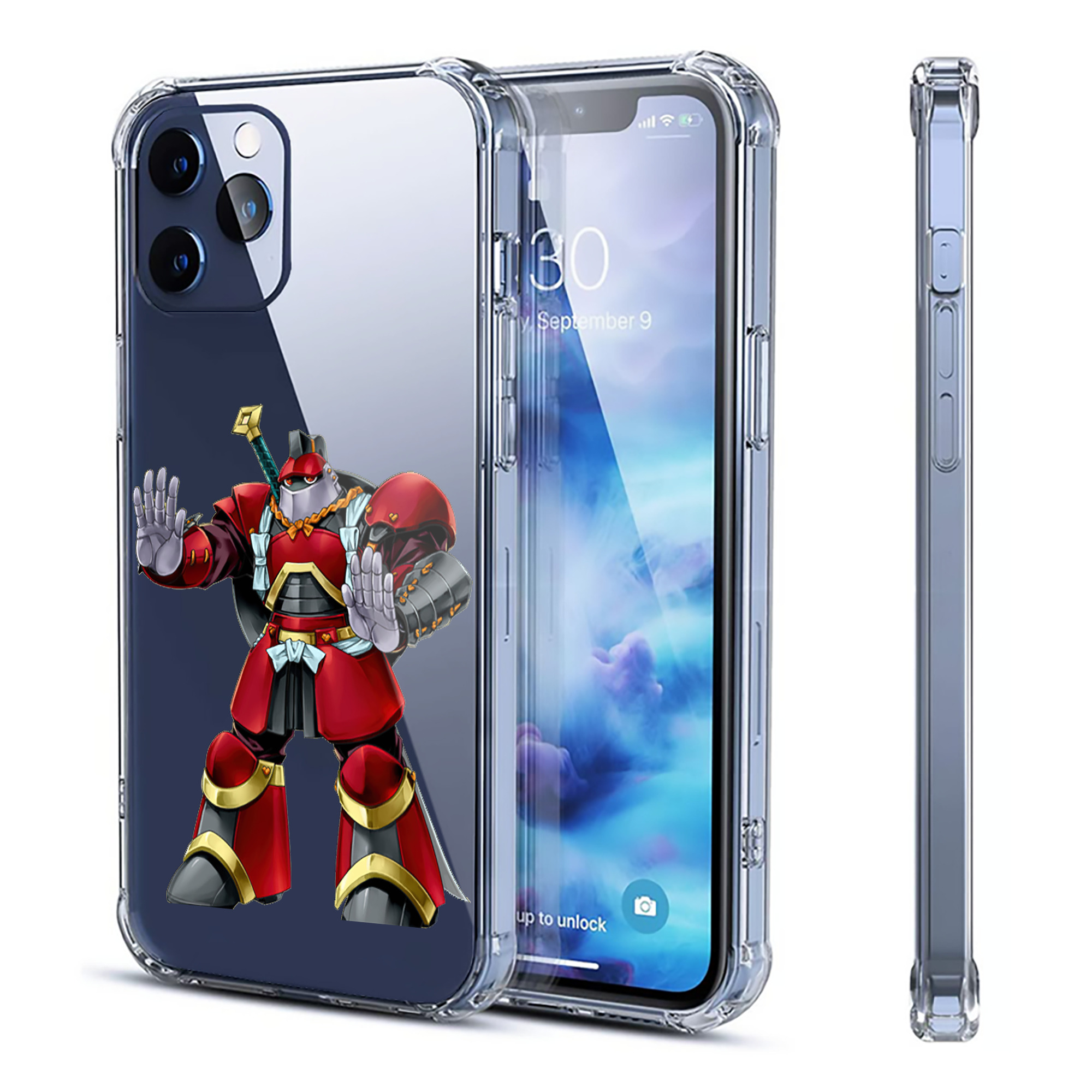 （画像用） 遊☆戯☆王 Yu-Gi-Oh! 【iPhone 12シリーズ対応】透明スマホケース（クリアソフトケース）